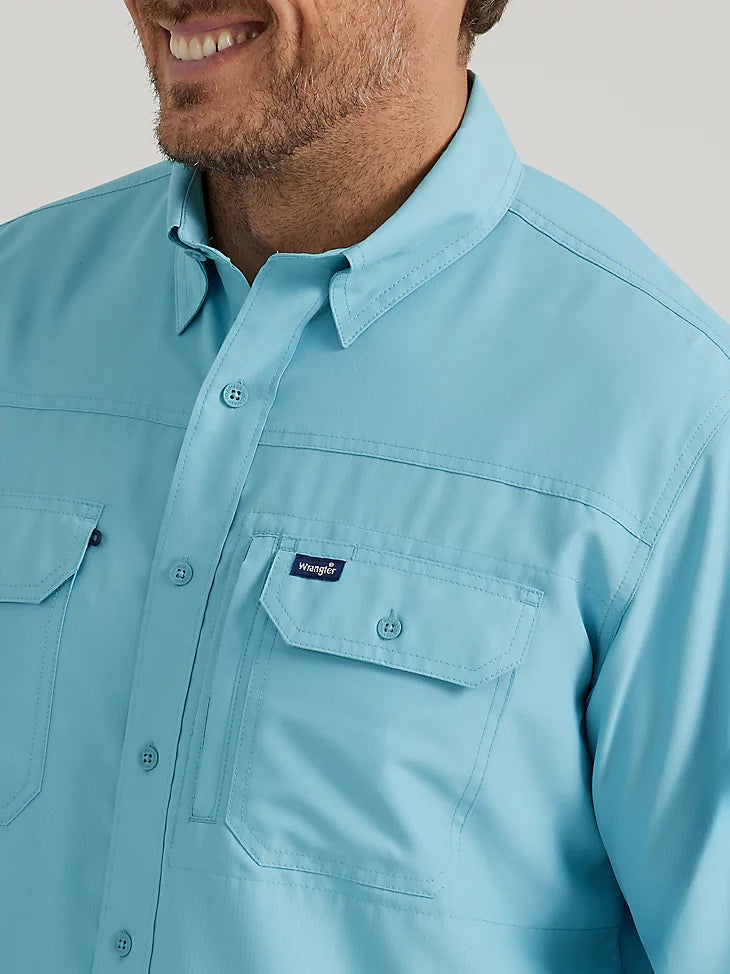 Wrangler® Performance Long Sleeve Button Shirt - Classic Fit