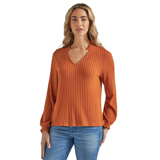 Wrangler Retro® Americana Top - Pumpkin - Womens