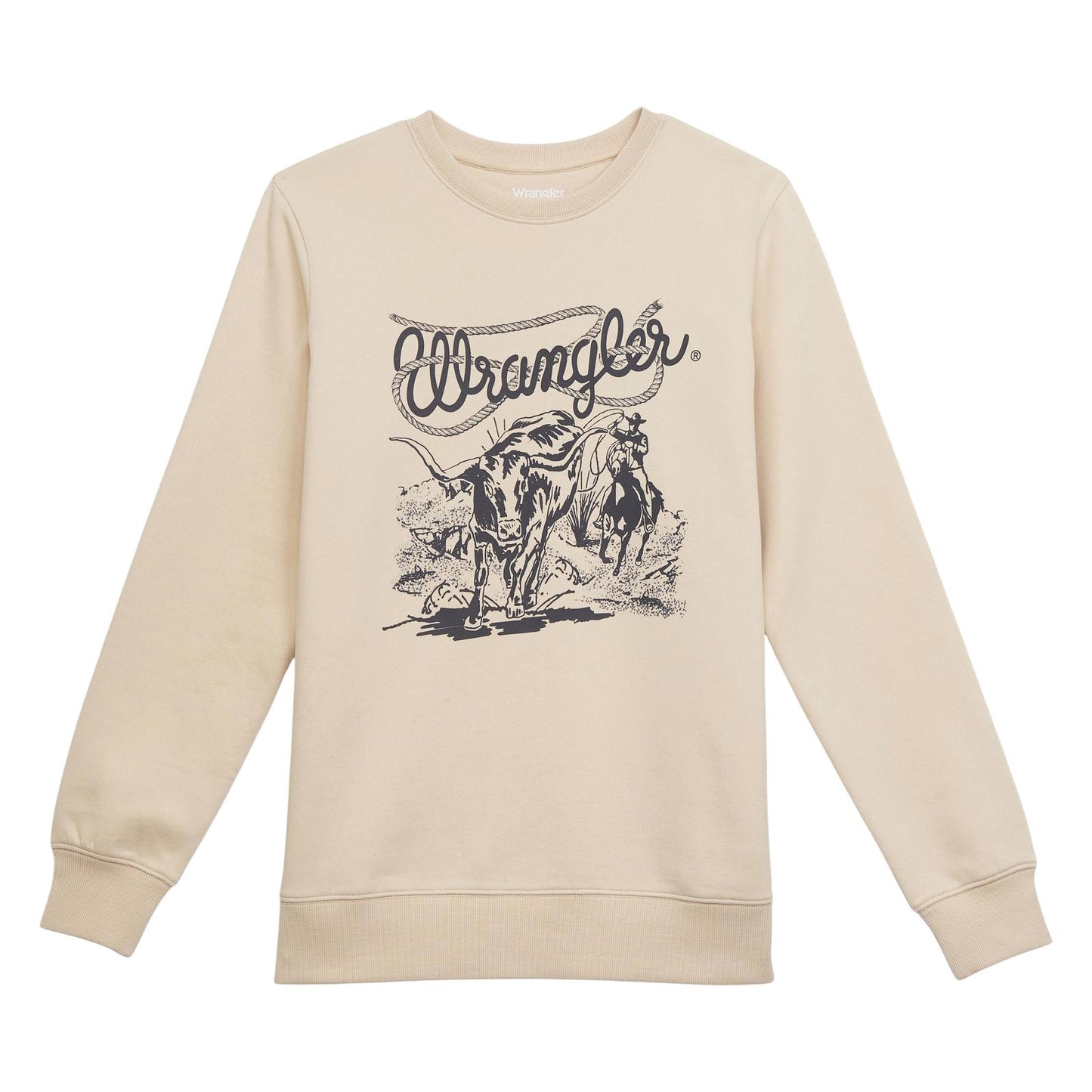 Women's Wrangler Crew Pullover in Whitecap Gray