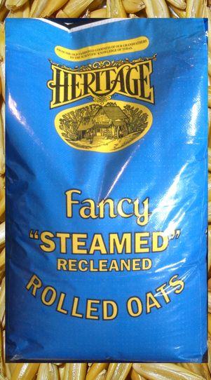 Heritage Fancy "Steamed" Recleaned Rolled Oats