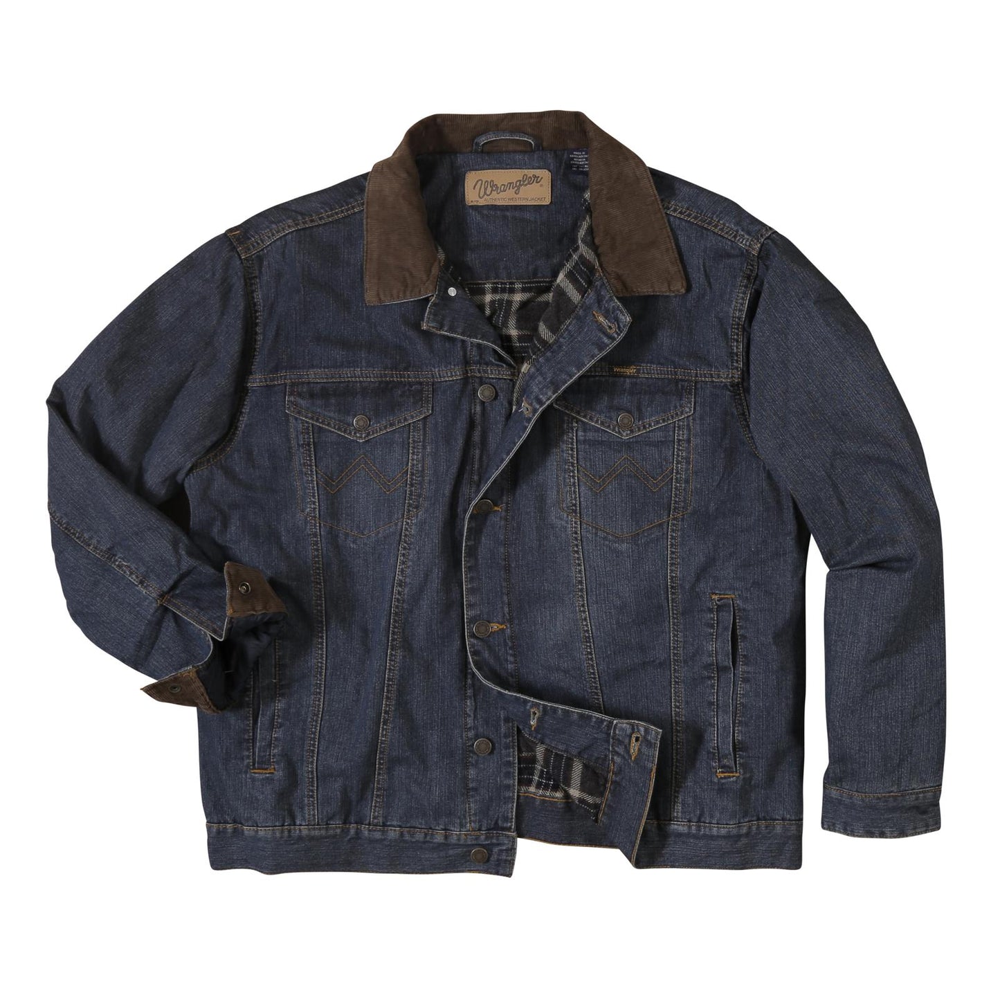 Concealed Carry Blanket Lined Denim Jacket