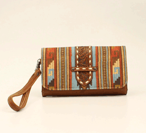 BLAZIN ROXX CLUTCH WALLET SOUTHWEST STYLE