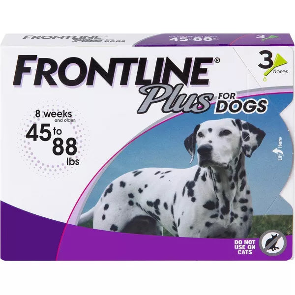 Frontline Plus for Dogs 45-88 Lbs