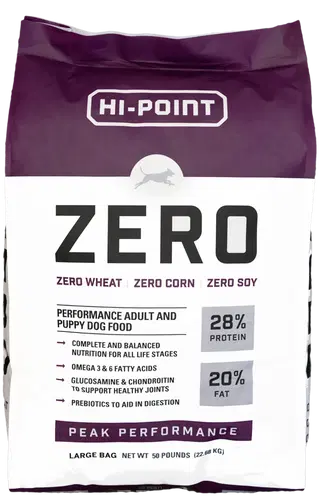 Hi-Point Zero Dog Food- Performance Adult and Puppy