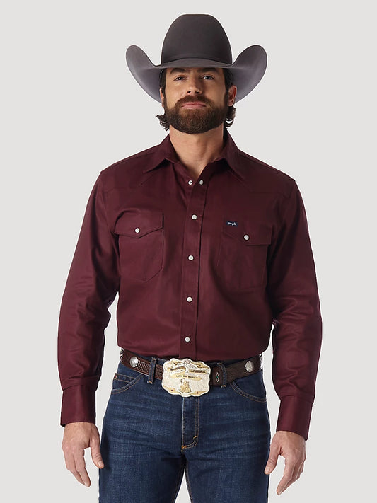 Mens Authentic Cowboy Cut® Work Shirt - Red Oxide