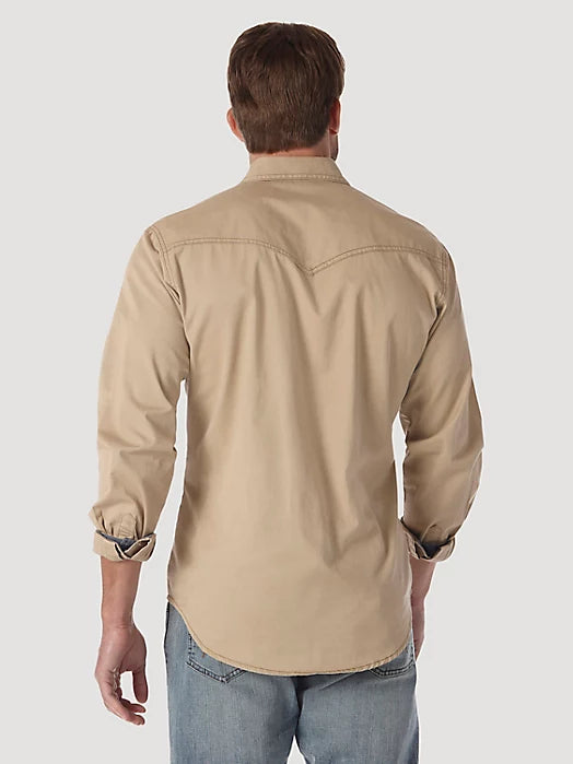 Wrangler Retro Premium Shirt- Tan