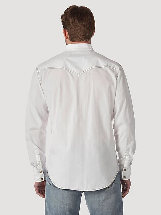 Wrangler Retro Premium Shirt- White