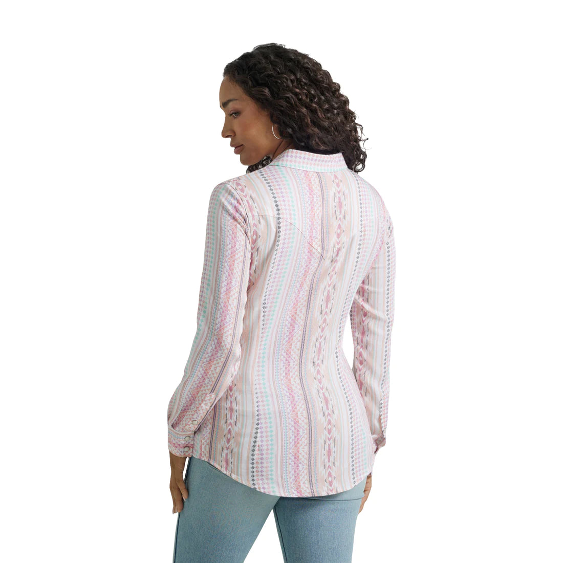 Wrangler Retro® Snap Top - Womens - Aztec Pink