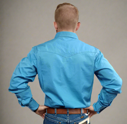 Wrangler Retro Premium Shirt- Blue