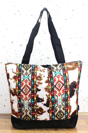 NGIL DAKOTA RANCH WITH BLACK TRIM TOTE BAG