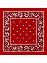 Handkerchiefs Set of two Red and black.