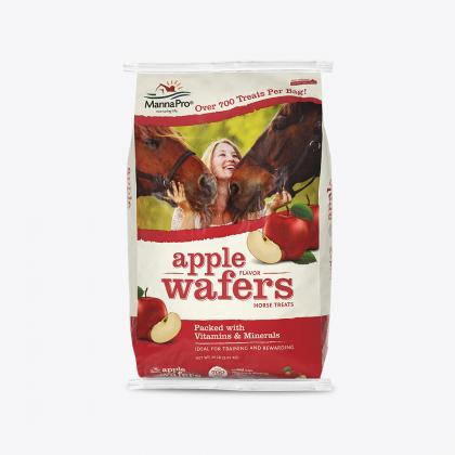 Manna Pro Apple Wafers Horse Treat, 20-lb bag